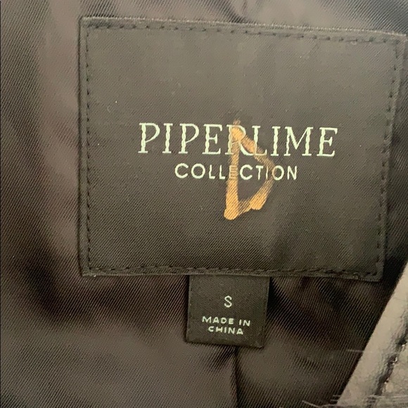 Piperlime Collection Faux Leather Faux Fur Jacket - Picture 3 of 4